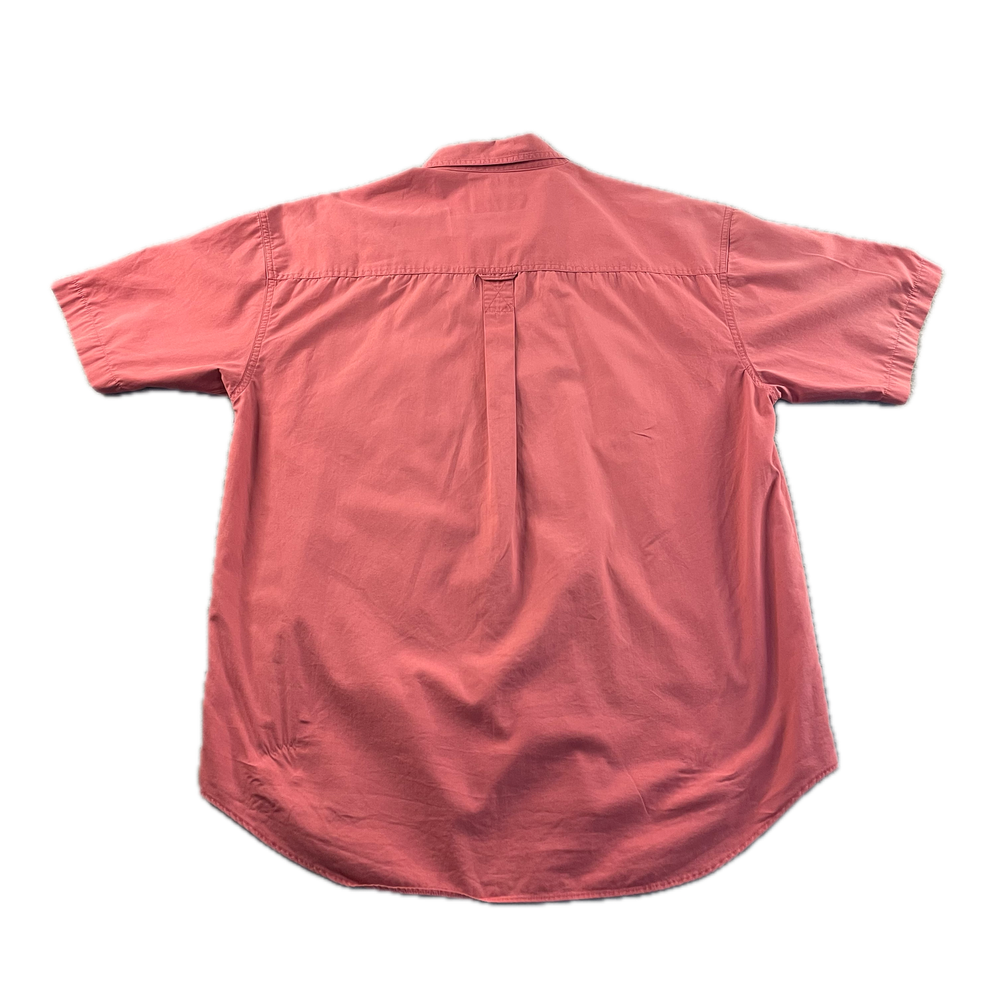 Vintage Boydex Peach Short-Sleeve Button-Up (M)