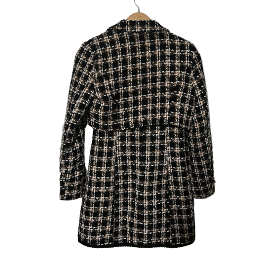 VINTAGE "SINCE THEN" CHECKERED WOOL COAT AND DRESS SET (8)