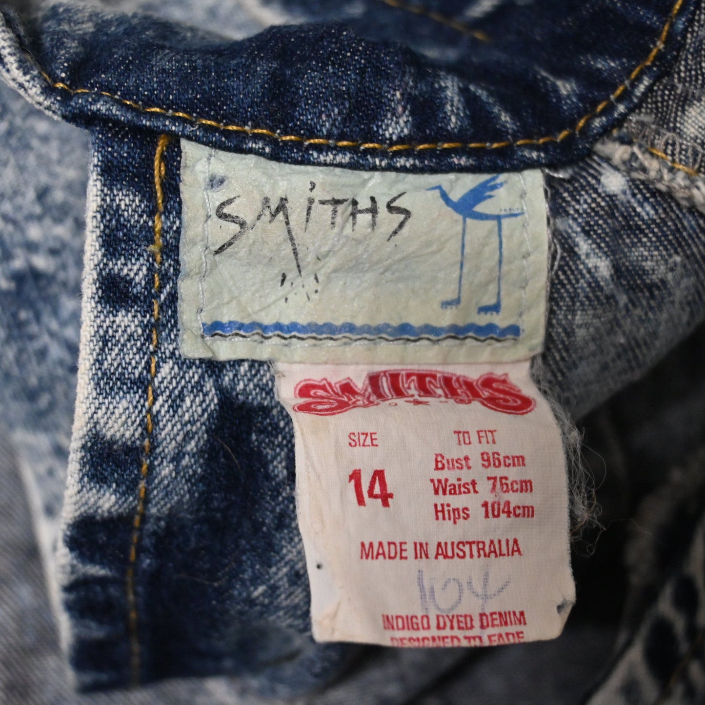 VINTAGE SMITH'S DENIM DRESS (14)