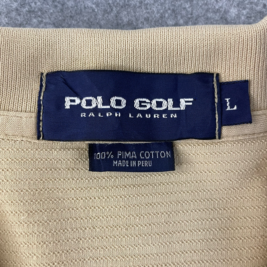 Vintage Polo Golf Beige Polo (L)