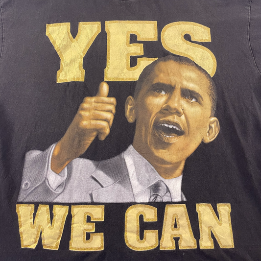 Obama "Yes We Can" Black T-shirt (3XL)