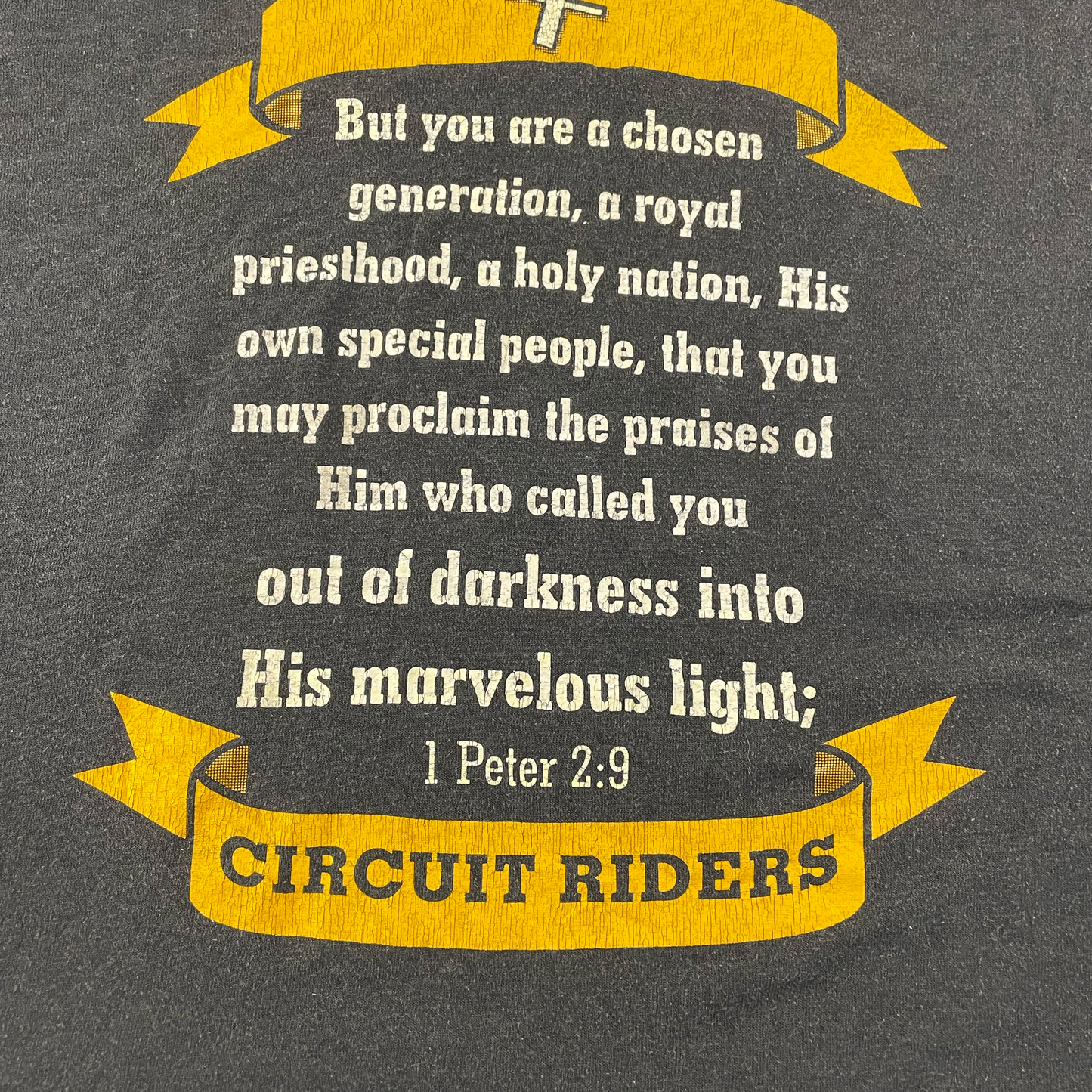 2007 Riding for Jesus Black T-shirt (2XL)