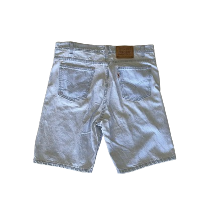 Vintage Levi Denim Shorts Light Blue Wash (34)