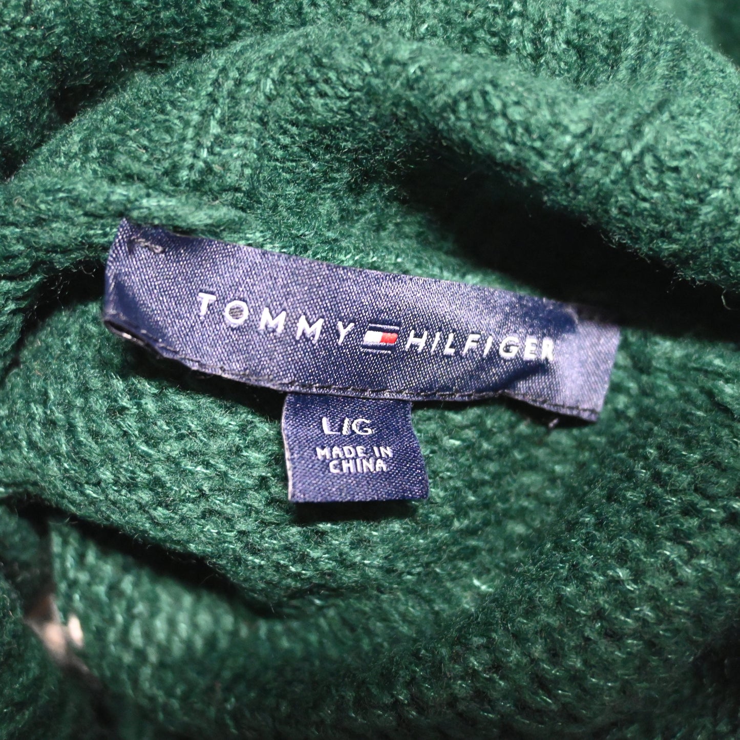Tommy Hilfiger Argyle Turtleneck (L)