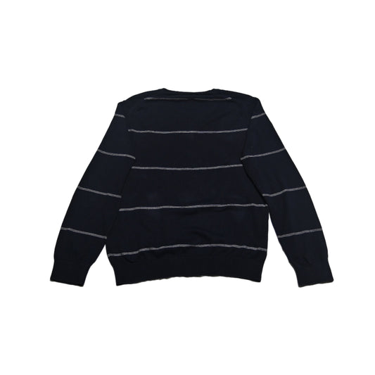 Nautica Striped V-Neck Sweater (M)