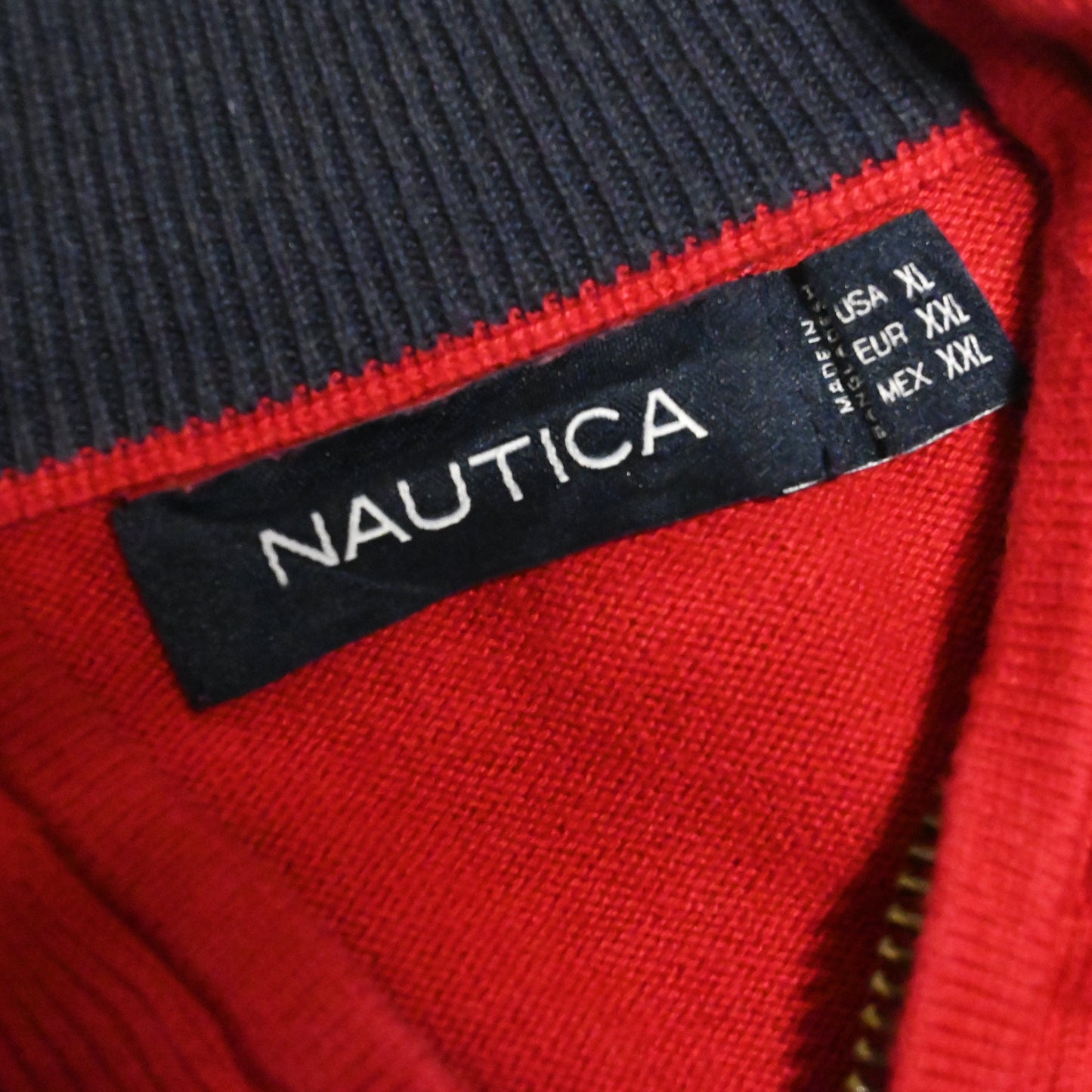 Nautica 1/4 Zip Sweater (XL)