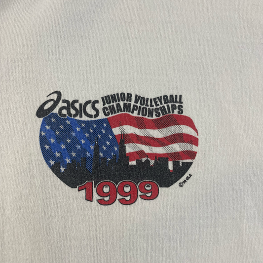 Vintage 1999 ASICS Junior Volleyball Championships T-Shirt (L)
