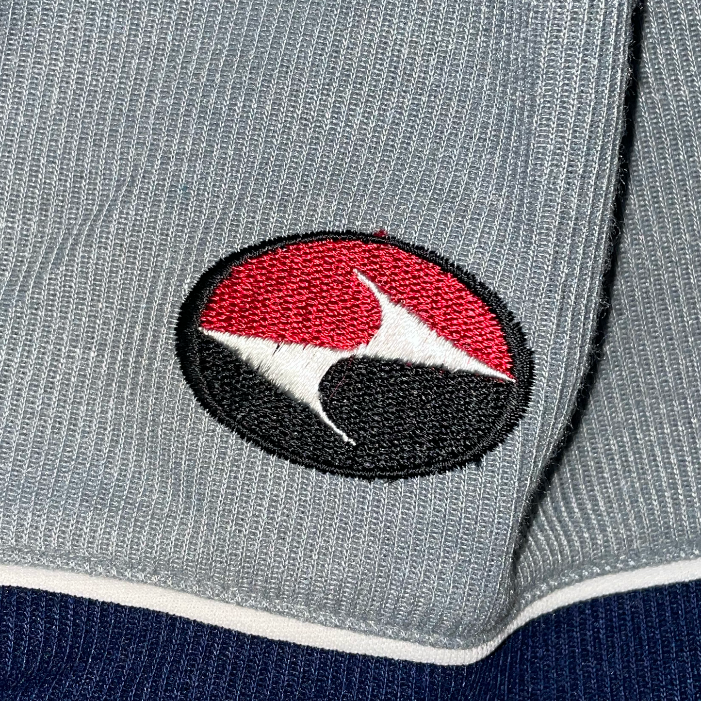 NIKE GOLF GREY AND NAVY POLO (3XL)