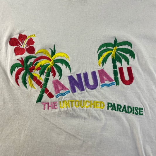 Vintage Anuau White T-Shirt (S)