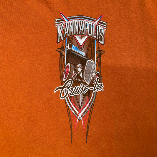 2017 KANNAPOLIS ORANGE STAINED T-SHIRT (XL)
