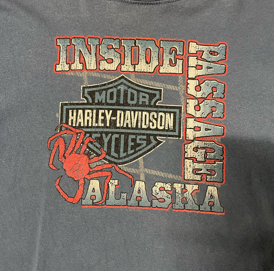HARLEY DAVIDSON ALASKA KETCHIKAN BLUE T-SHIRT (XL)