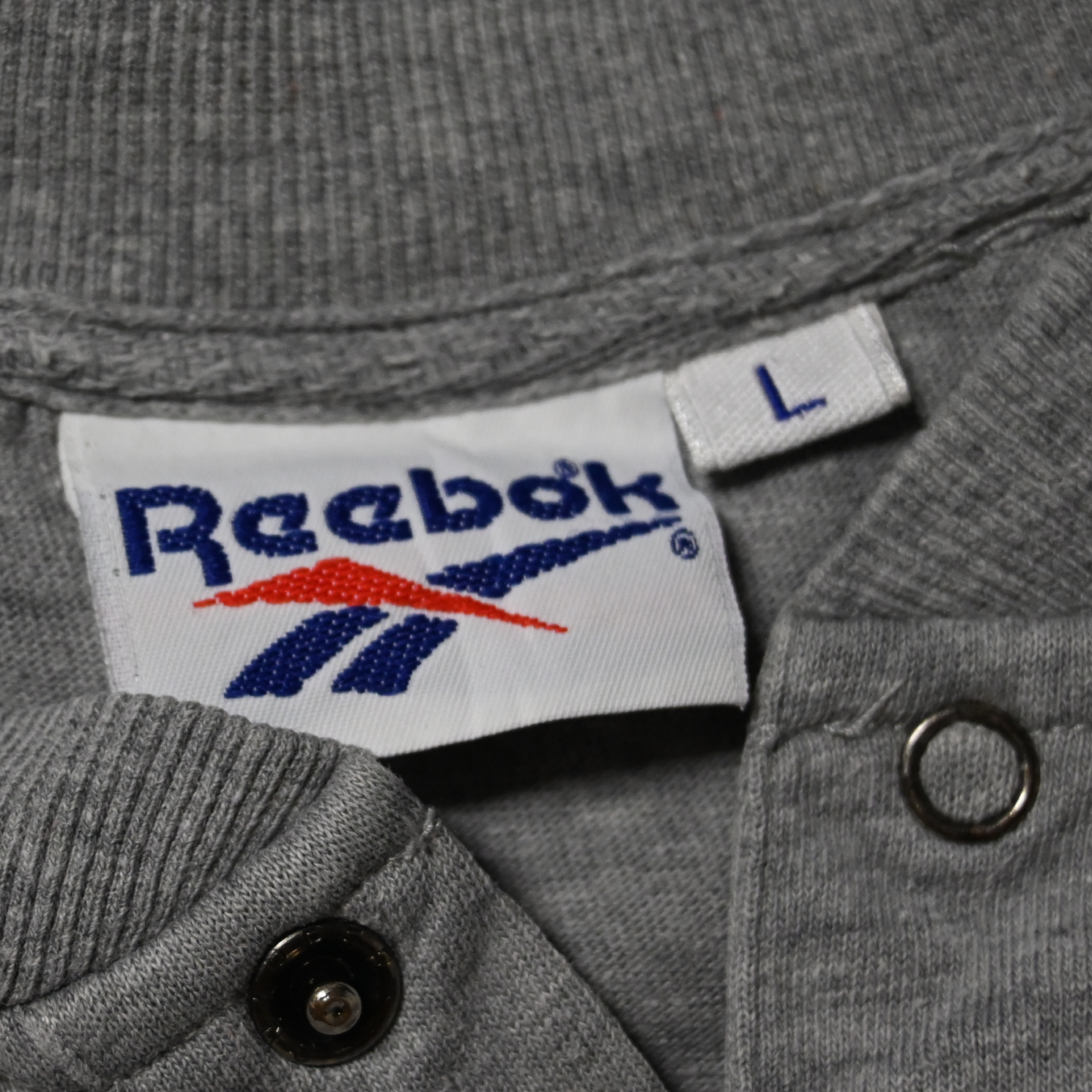 Vintage Reebok Button Thermal Longsleeve (L)