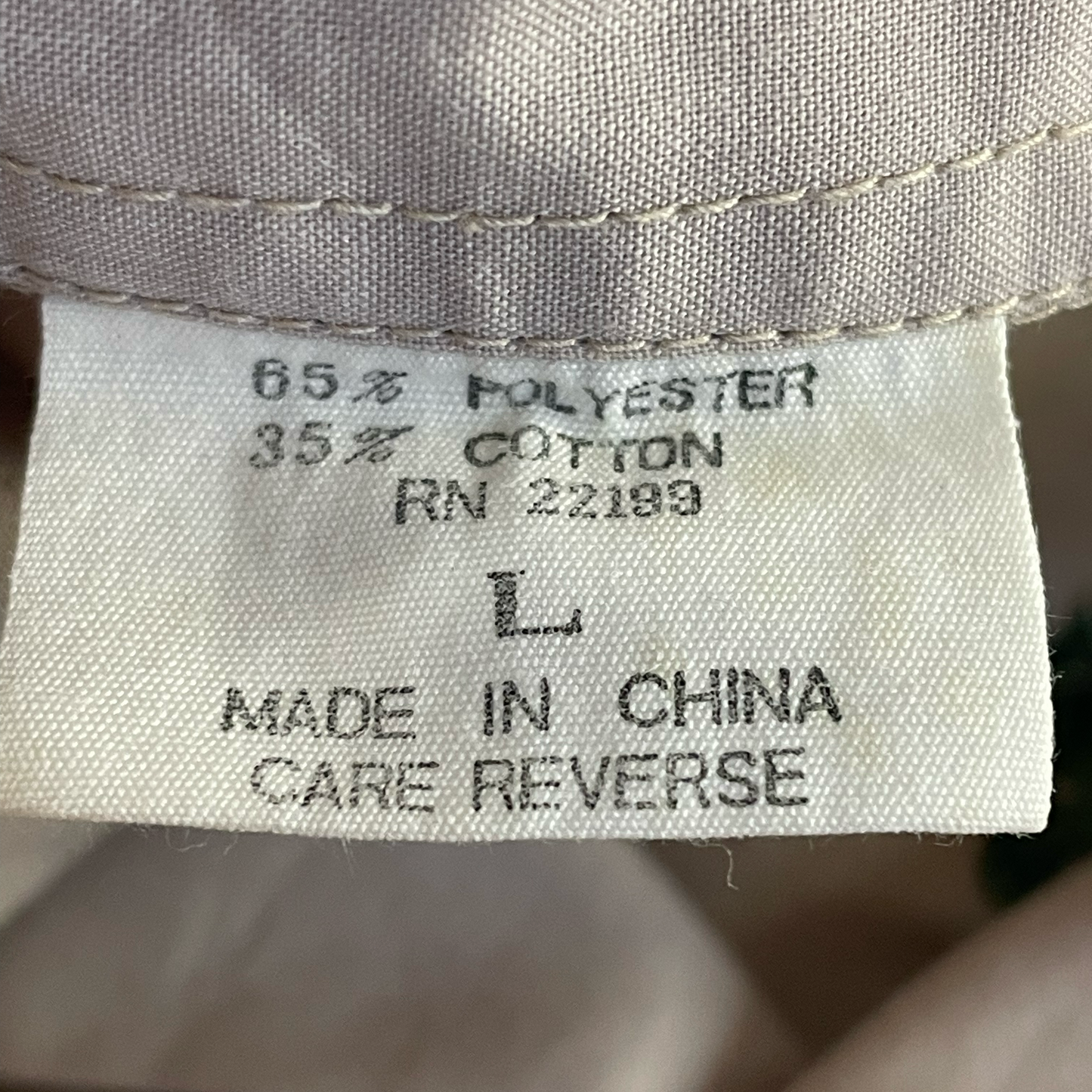Vintage Rocking Ranch Wear Grey Long-Sleeve Button-Up (L)