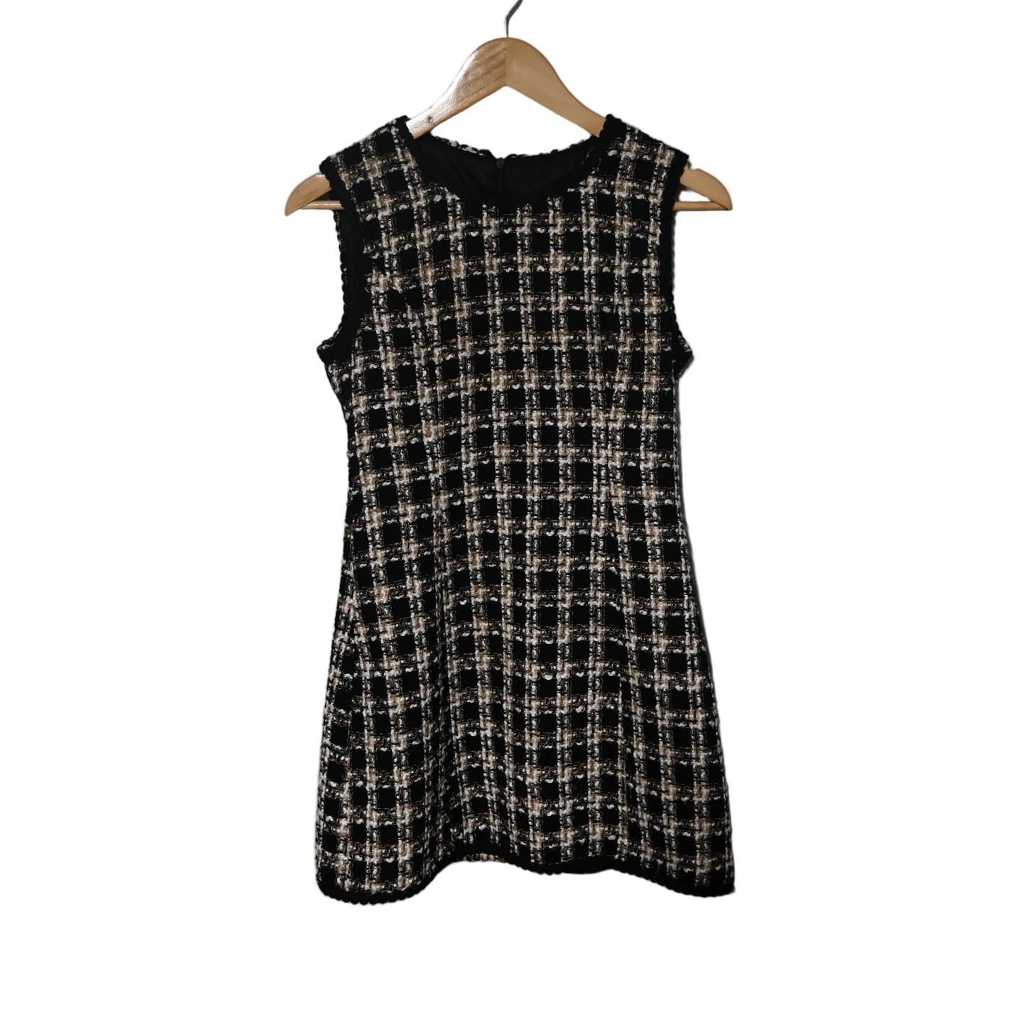 VINTAGE "SINCE THEN" CHECKERED WOOL COAT AND DRESS SET (8)