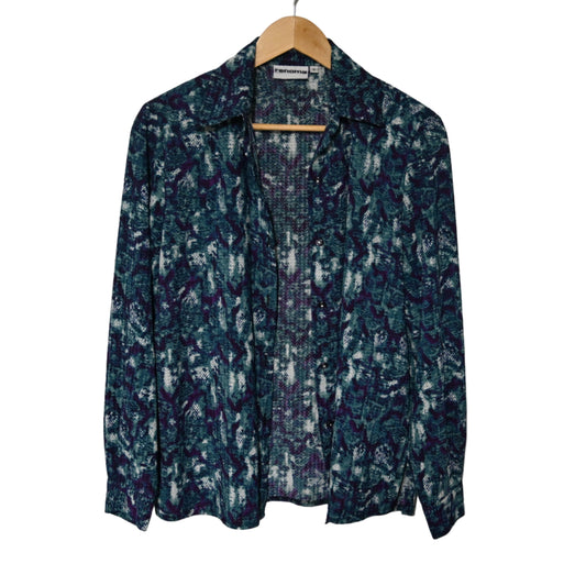 Renoma Multicoloured Scaled Button-Up (12)