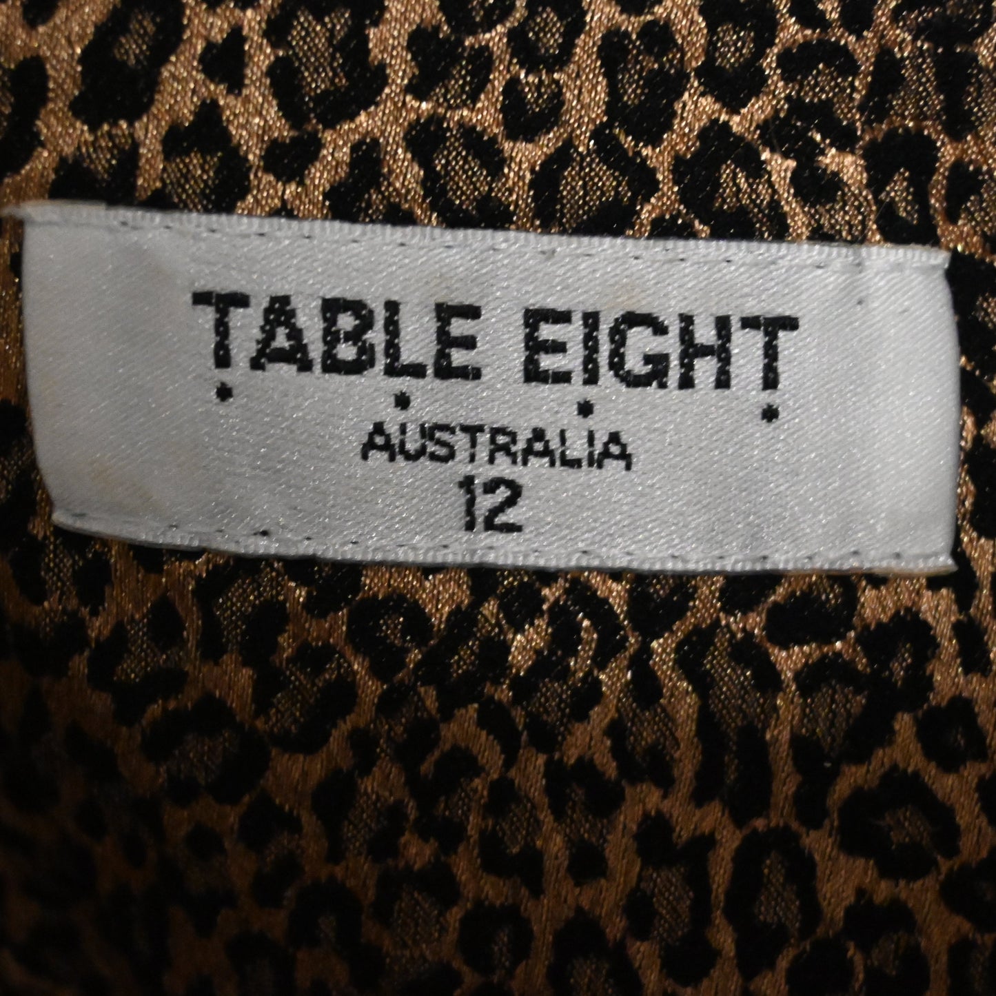 VINTAGE LEOPARD PRINT DRESS (12)