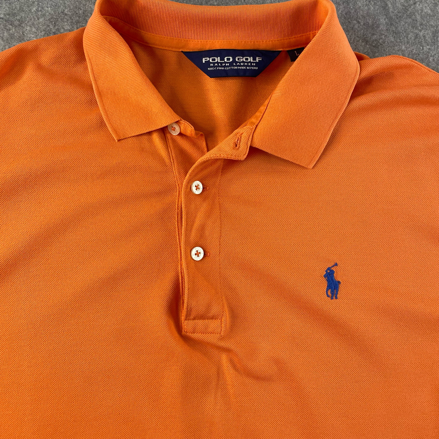 Vintage Polo Golf Orange Polo (L)