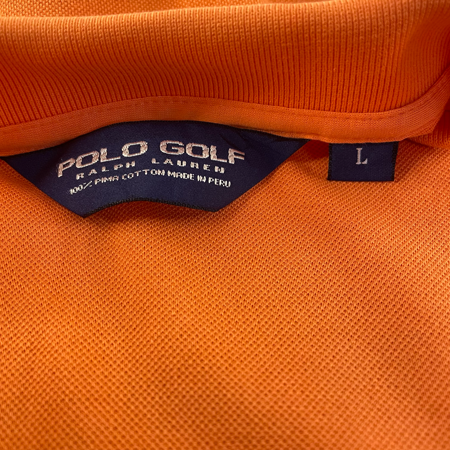 Vintage Polo Golf Orange Polo (L)
