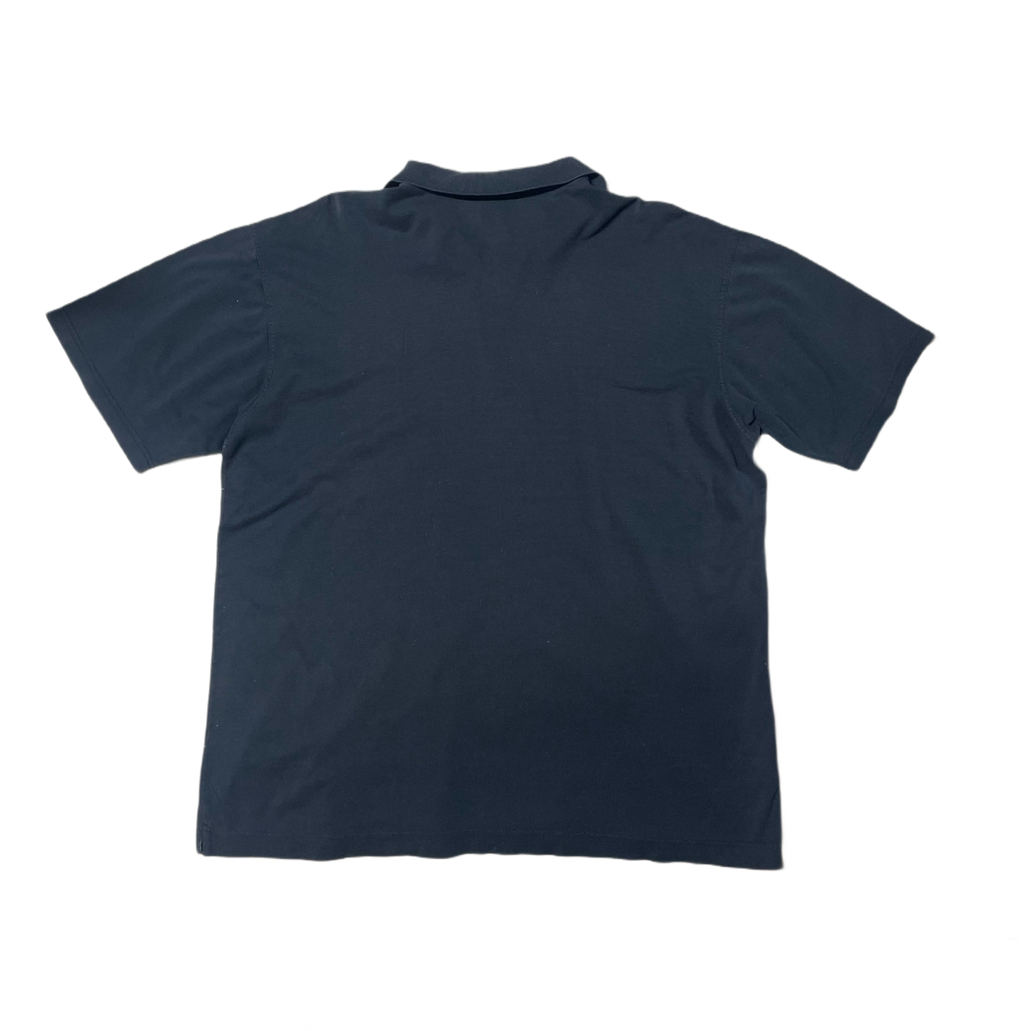 VINTAGE NIKE NAVY STRIPED GOLF POLO (XL)