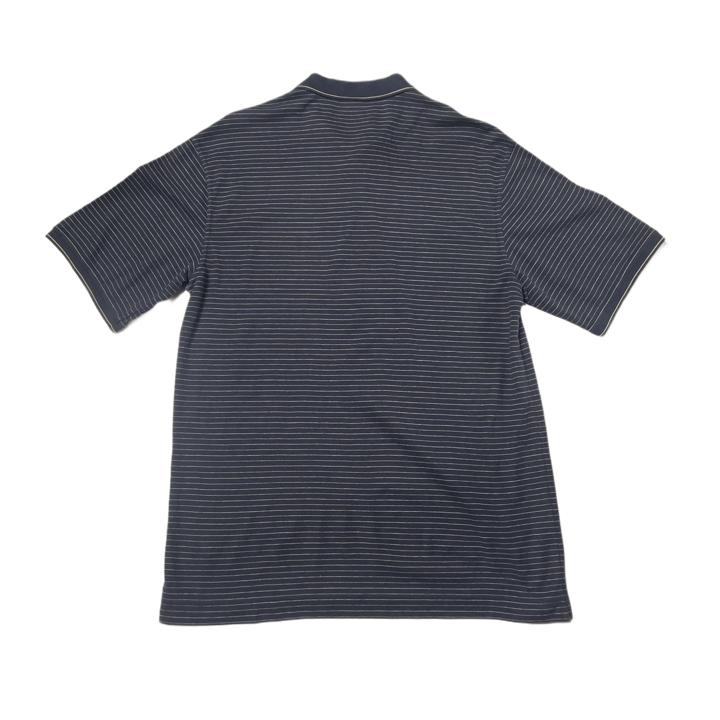 VINTAGE NIKE GOLF POLO NAVY STRIPED (L)