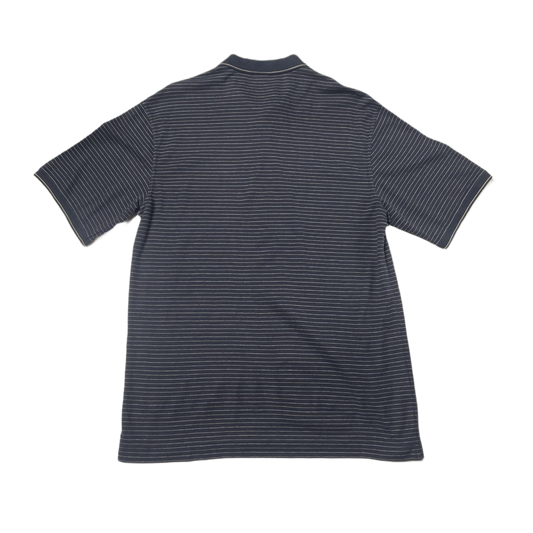 VINTAGE NIKE GOLF POLO NAVY STRIPED (L)