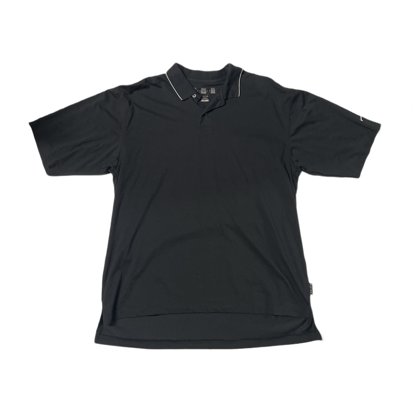 VINTAGE NIKE GOLF BLACK POLO (L)