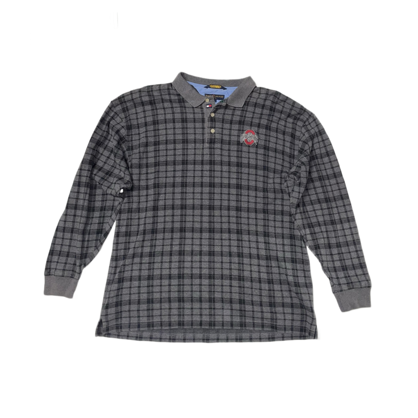 VINTAGE OHIO STATE LONG-SLEEVE GOLF POLO (L)