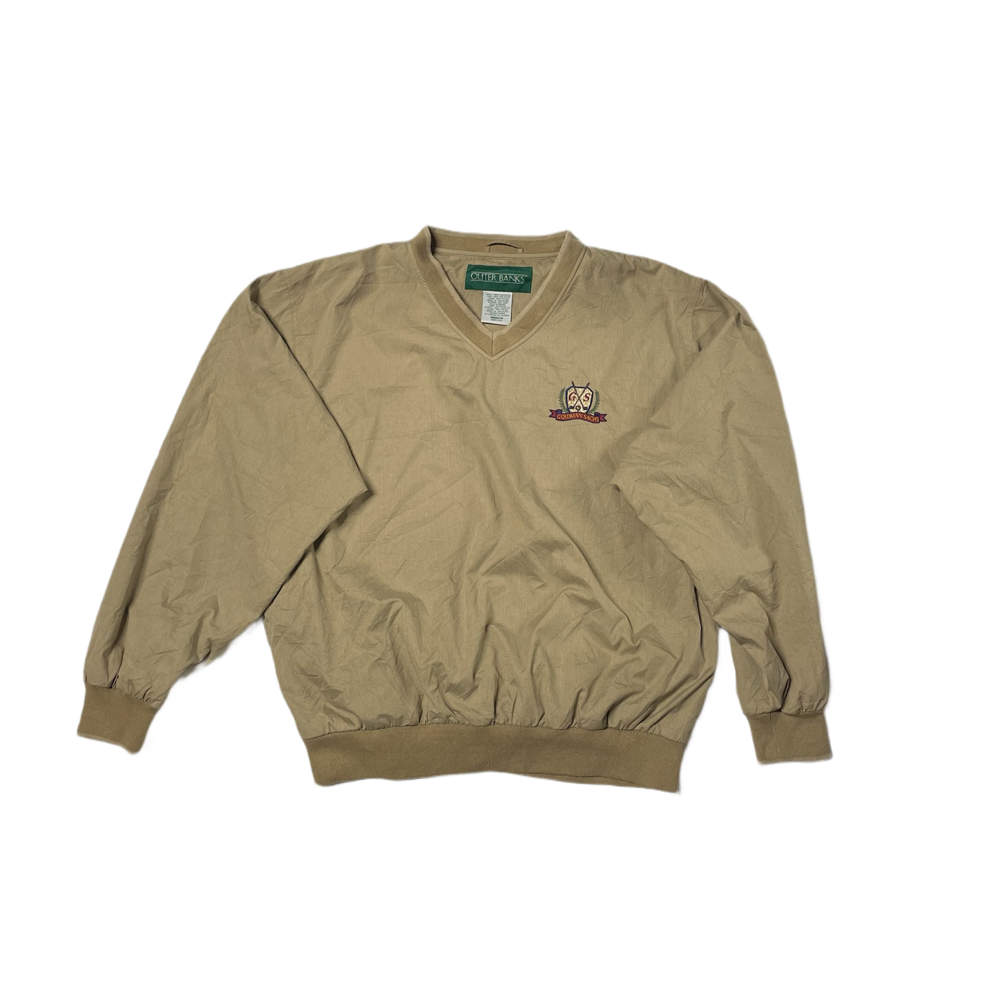 VINTAGE 'GOLDMAN SACHS' GOLF SWEATER (M)