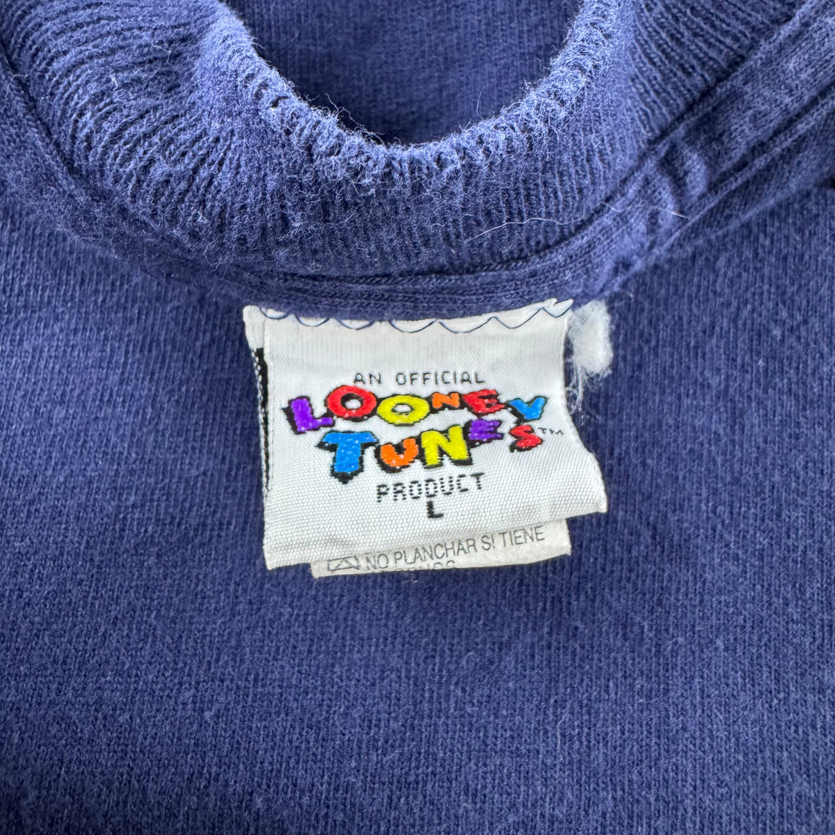 Vintage 1996 Looney Tunes Taz Patch T-shirt (L)