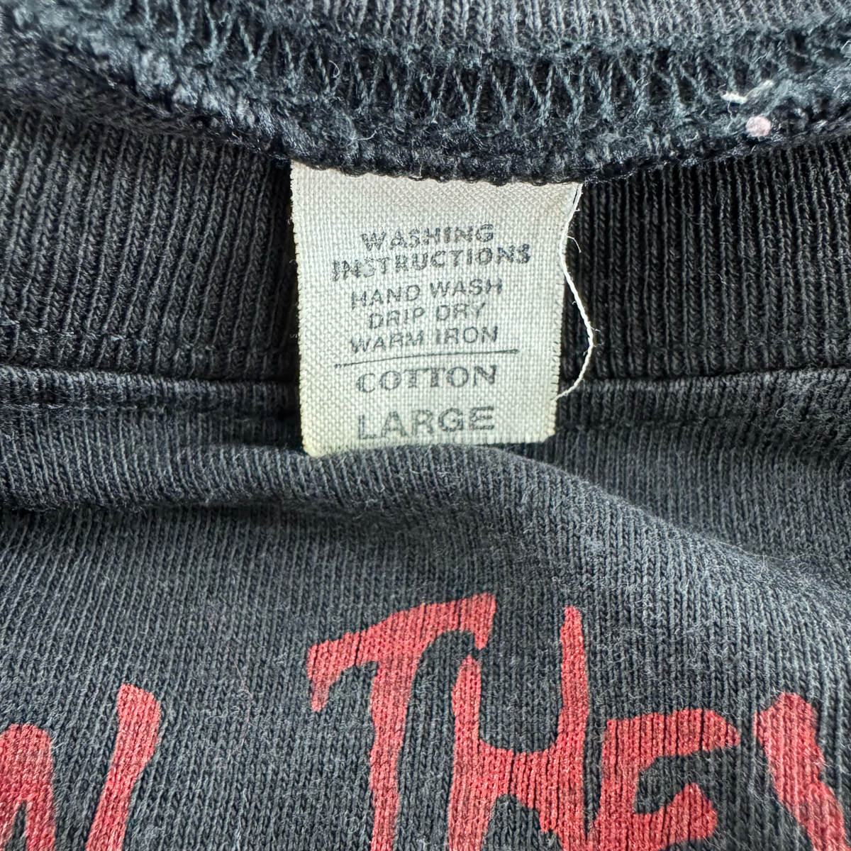 Vintage 1989 Skid Row Live Band Tee (L)
