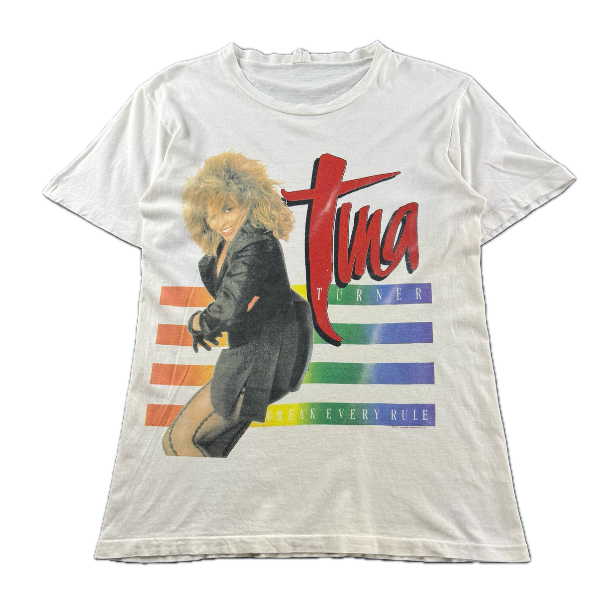 Vintage 1988 Tina Turner Break Every Rule Australian Tour T-shirt (M)