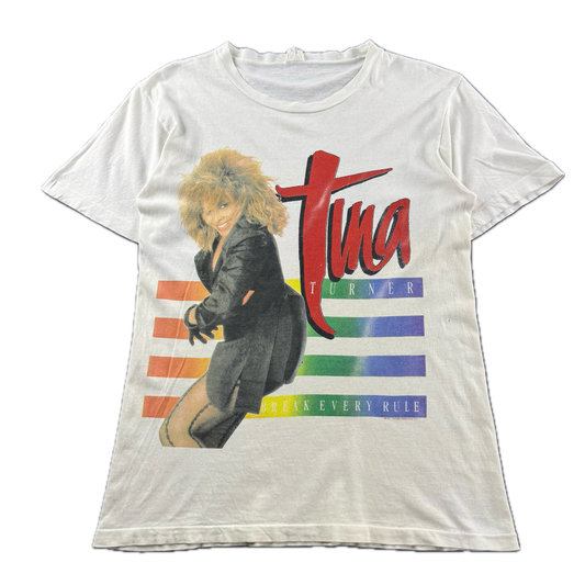 Vintage 1988 Tina Turner Break Every Rule Australian Tour T-shirt (M)