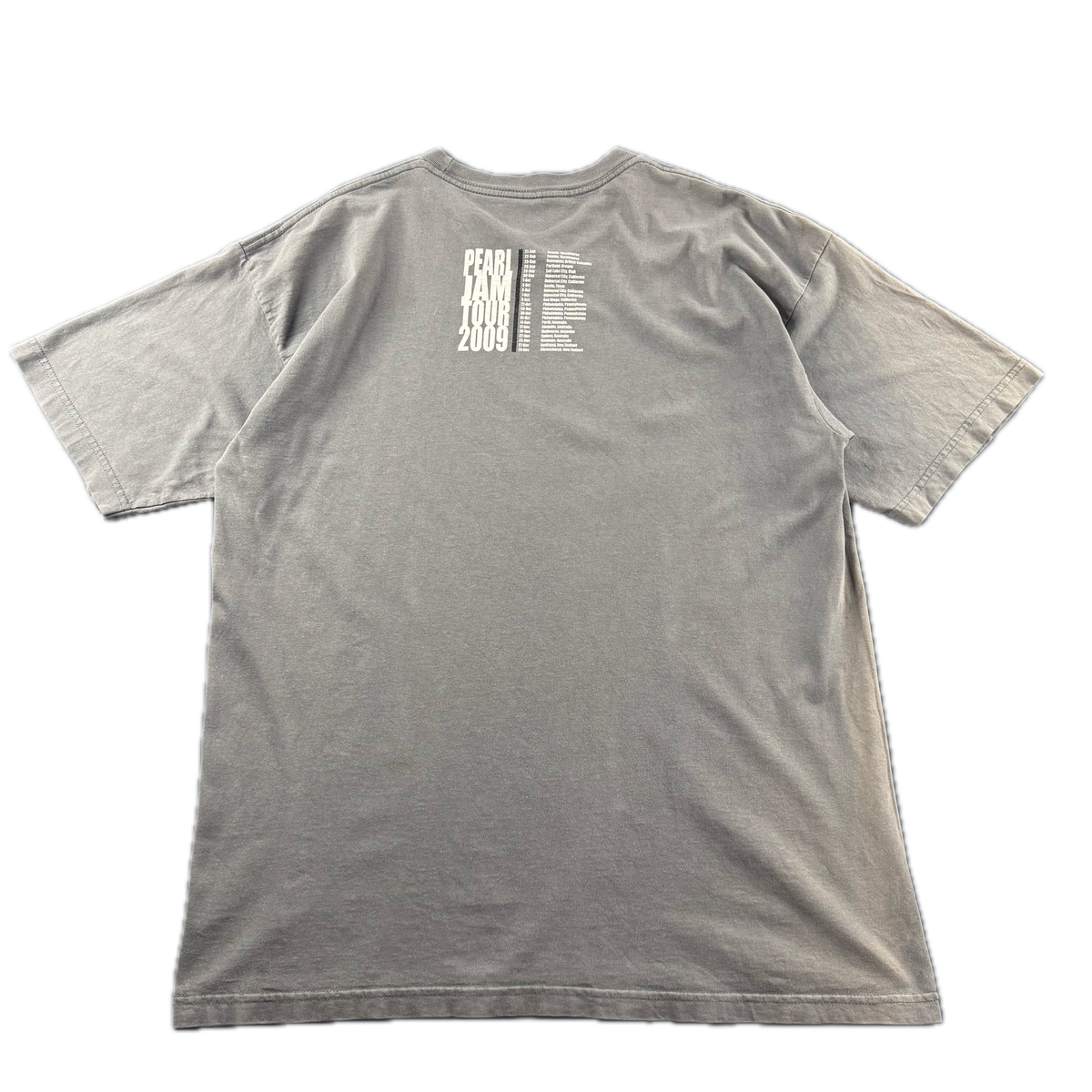 Vintage 2009 Pearl Jam Tour Grey T-shirt (XL)