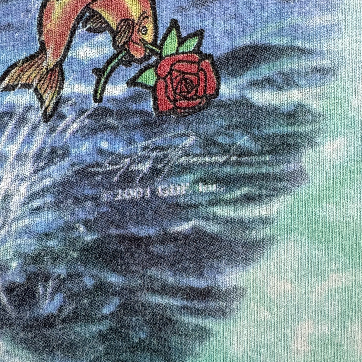 Vintage 2001 Grateful Dead Ship of Fools Tie-Dye Double-Sided T-shirt (2XL)