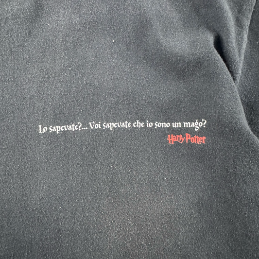 Vintage 2001 Harry Potter and the Philosopher's Stone Italian Promotion T-shirt (M)