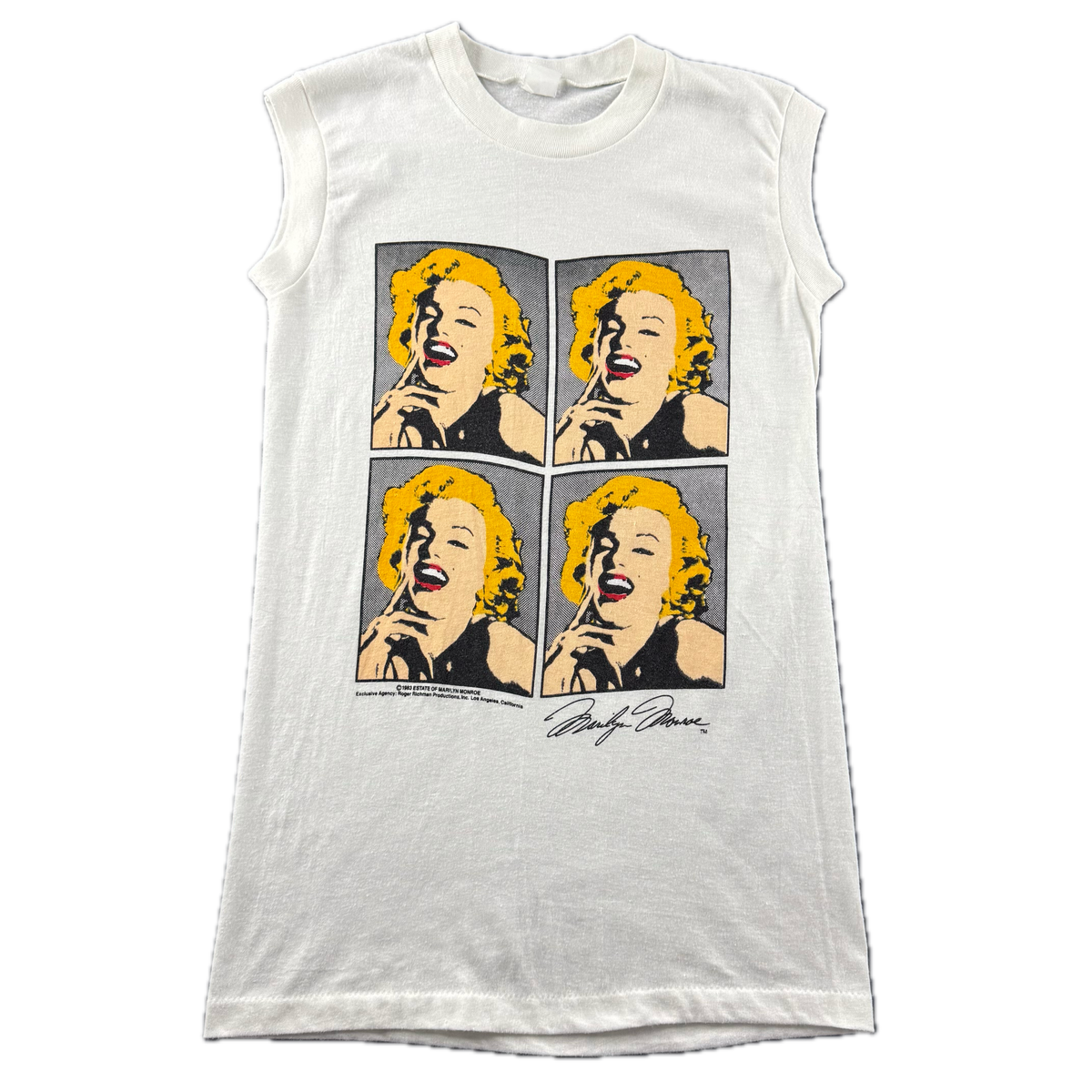 Vintage 1983 Marilyn Monroe Andy Warhol Singlet (XS)