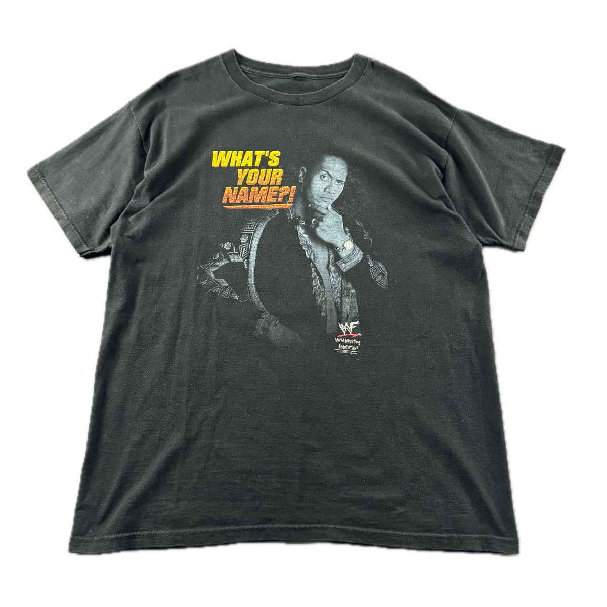 Vintage 1999 WWF The Rock "It Doesn't Matter What Your Name Is" T-shirt (XL)