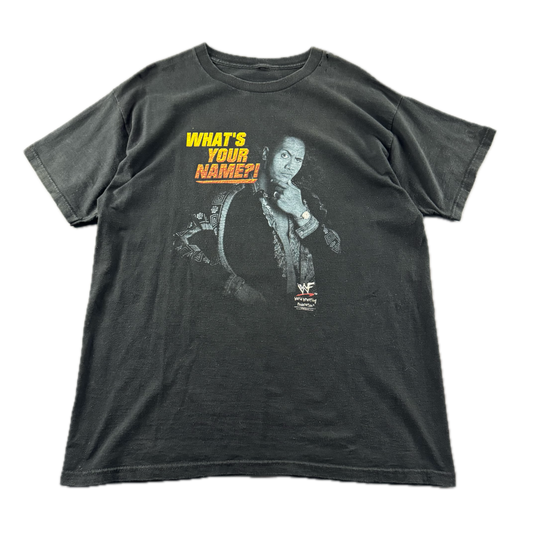 Vintage 1999 WWF The Rock "It Doesn't Matter What Your Name Is" T-shirt (XL)