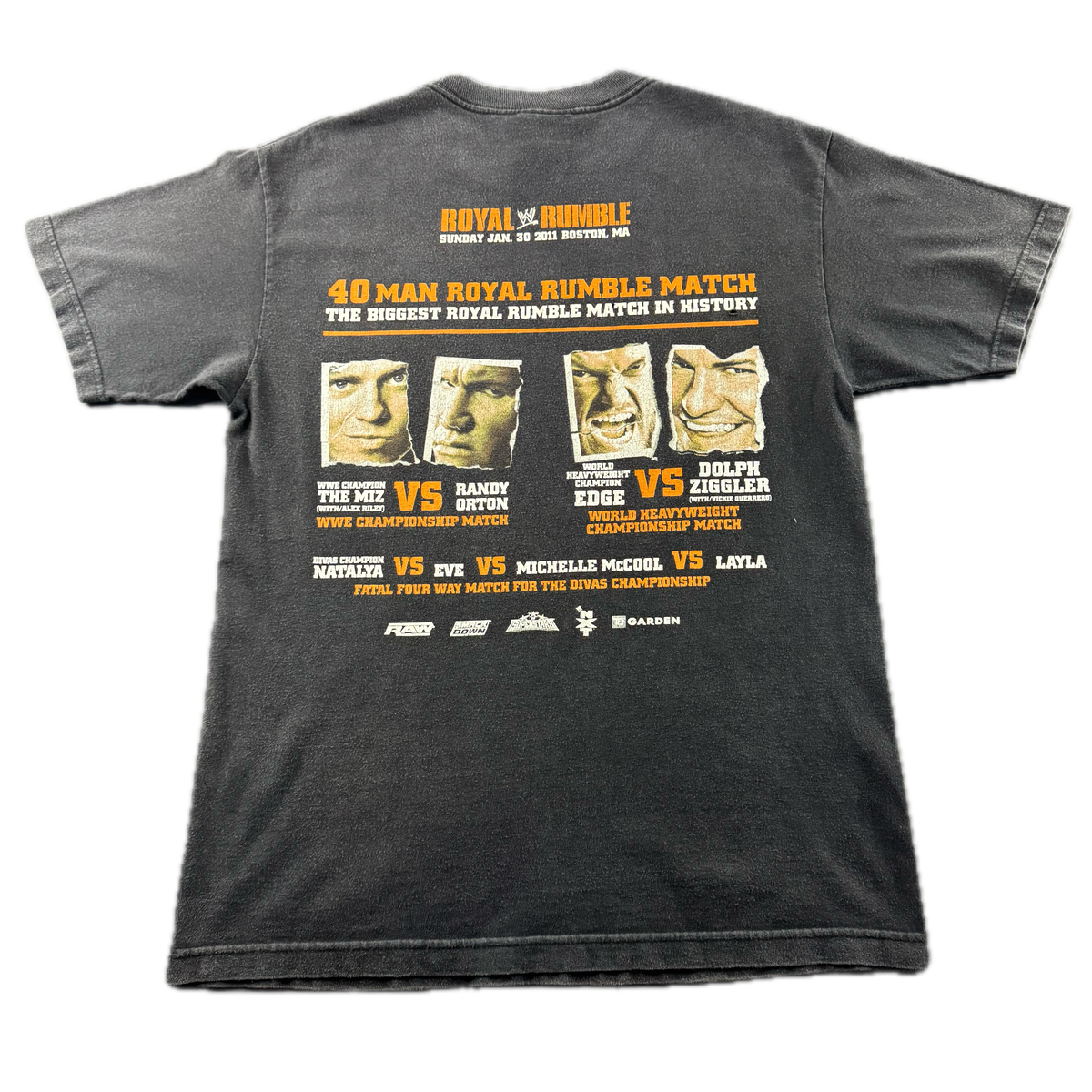 2011 WWE Royal Rumble Double Sided T-shirt (M)