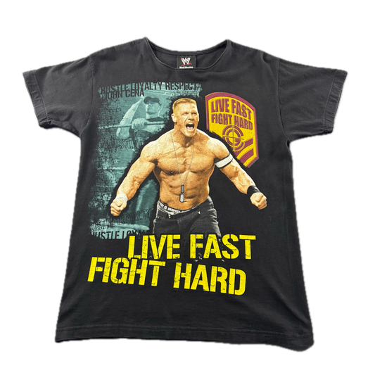 Vintage 2002 John Cena WWE Double sided T-shirt (M)