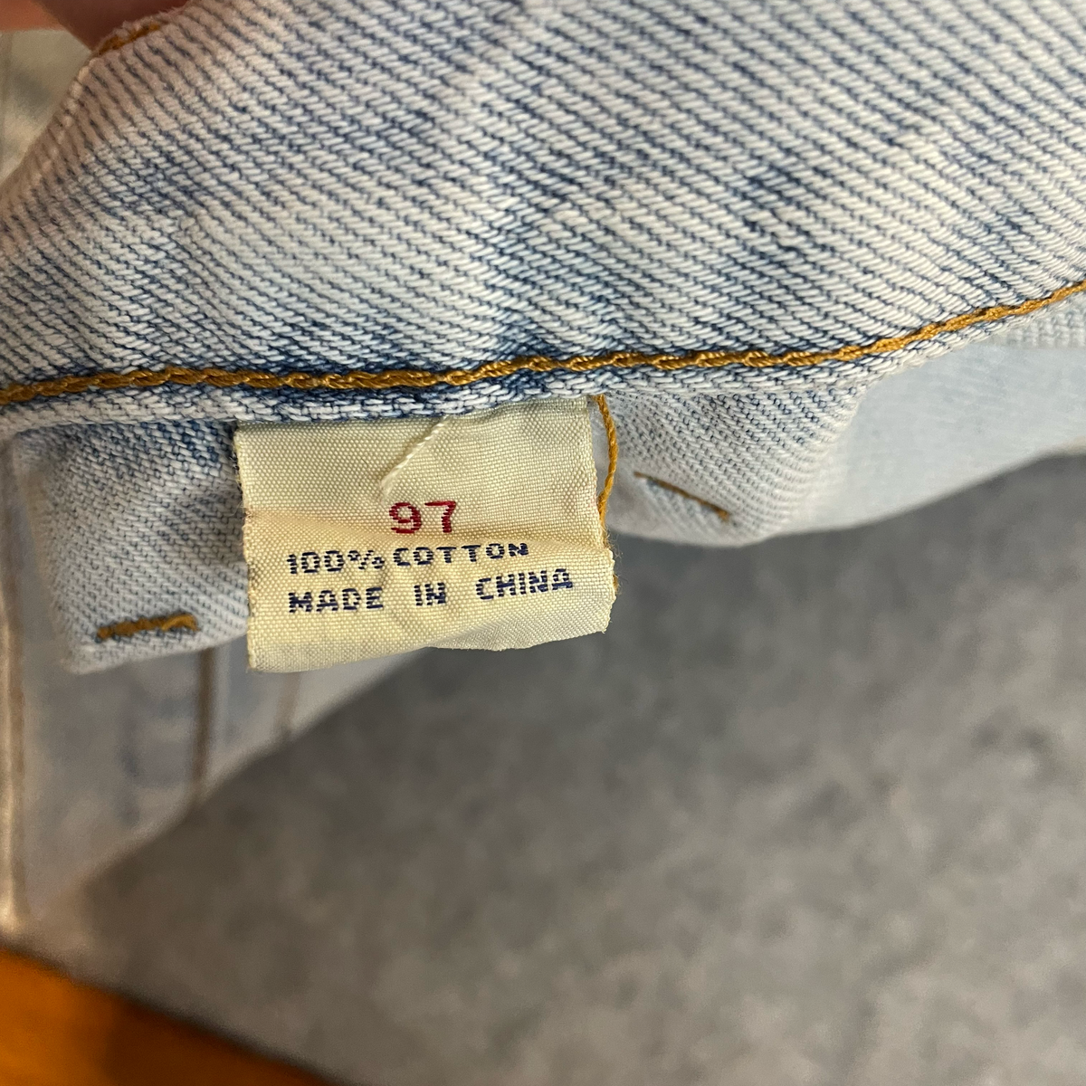 Saddleback Denim Shorts in Light Blue – Size 97