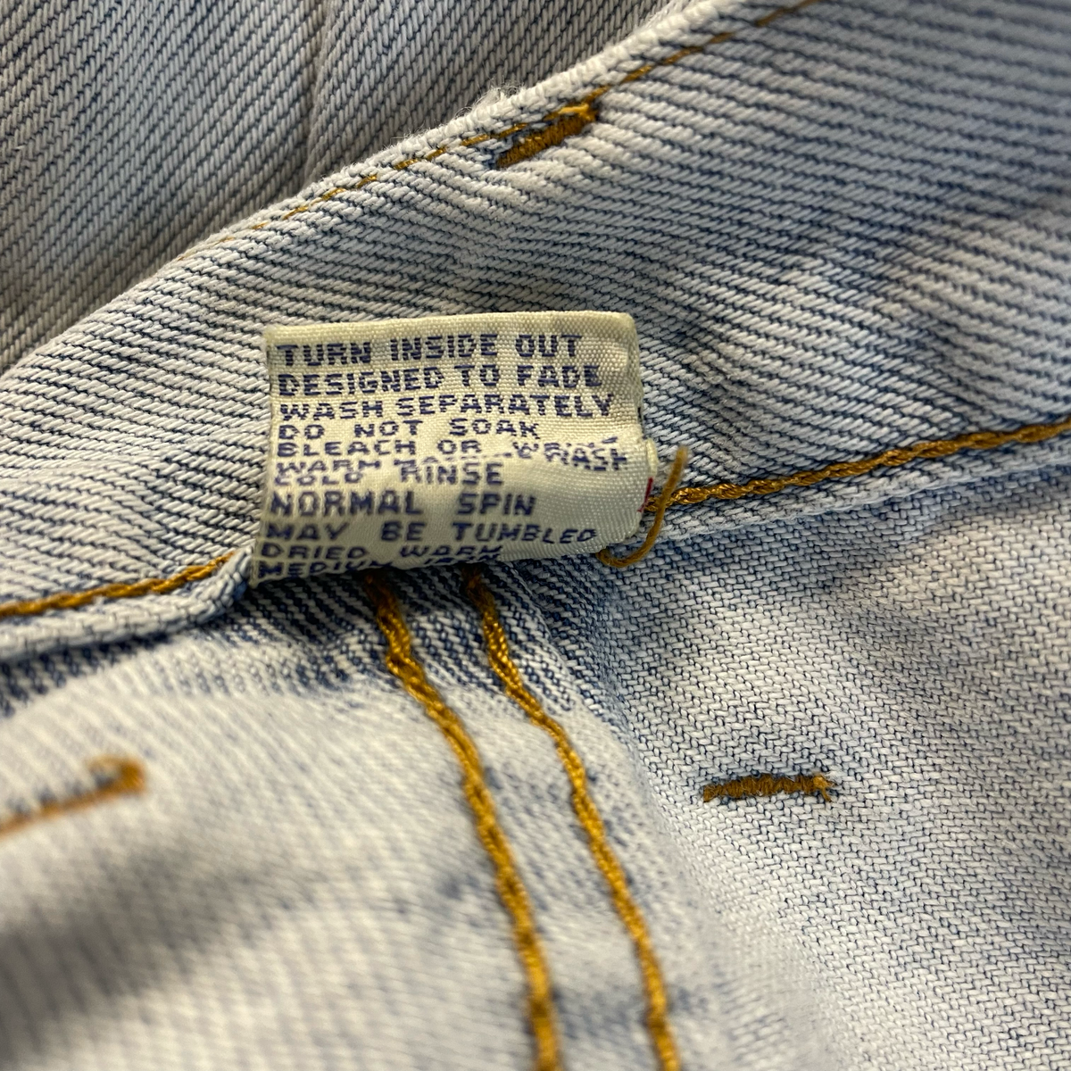 Saddleback Denim Shorts in Light Blue – Size 97