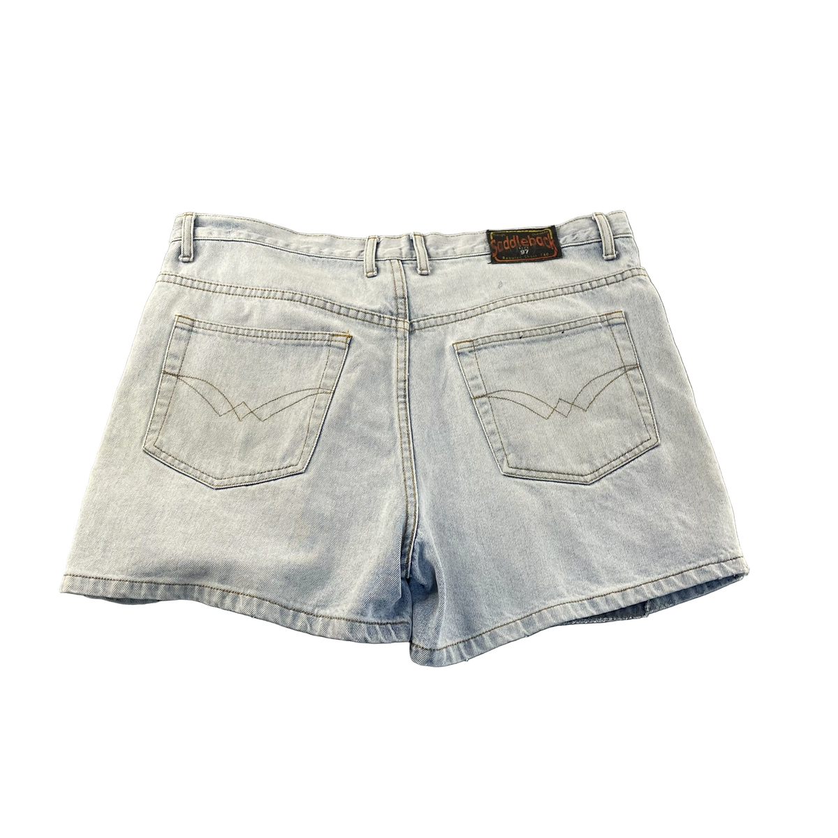 Saddleback Denim Shorts in Light Blue – Size 97