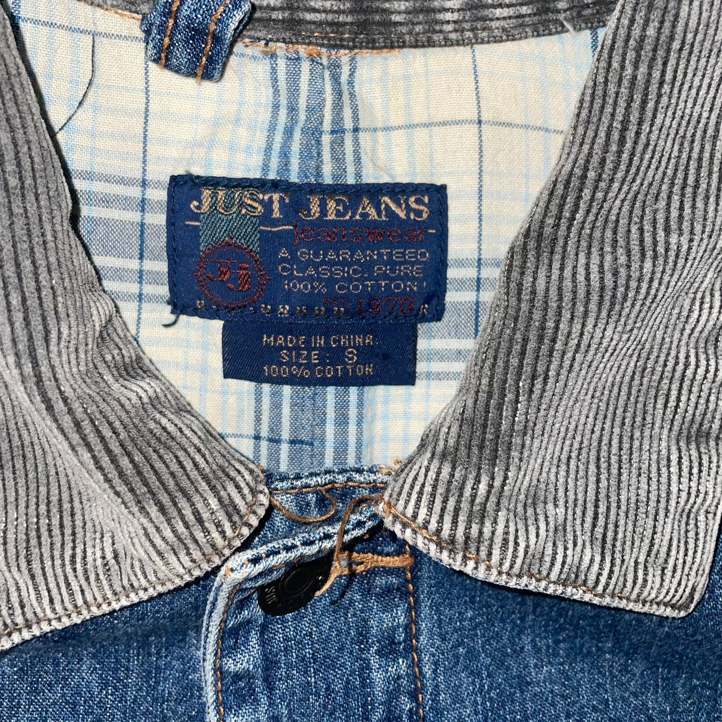 Vintage Women's Just Jeans Denim Jacket (S)