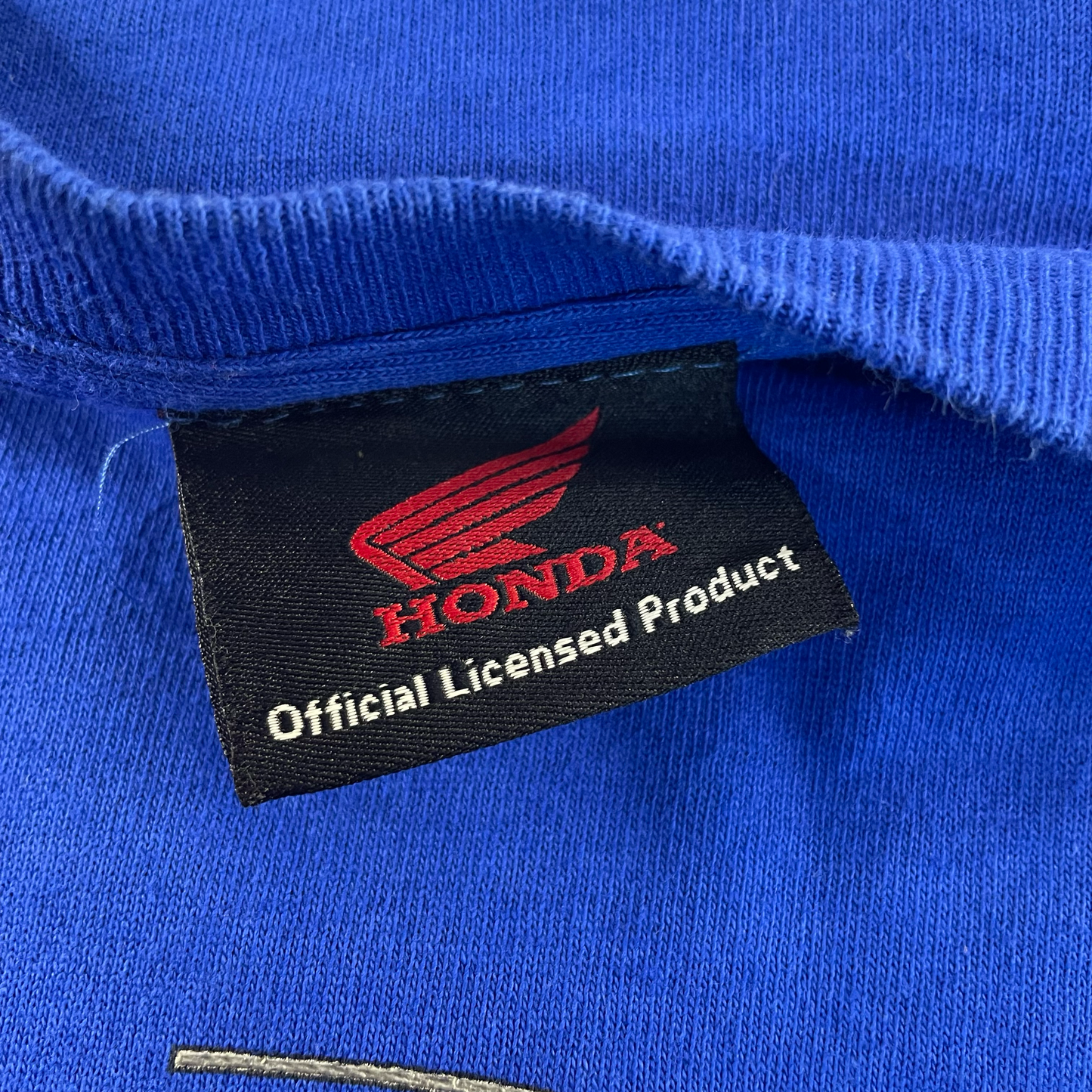Vintage Oversized Honda Blue 30th Anniversary T-Shirt (2XL)
