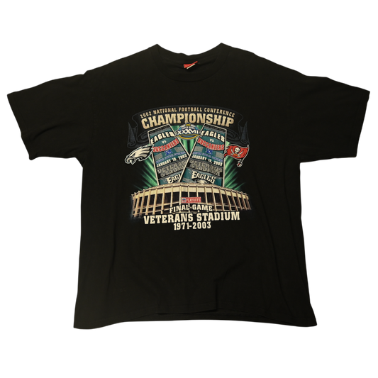 VINTAGE 2003 SUPERBOWL BUCS V EAGLES T-SHIRT (XL)