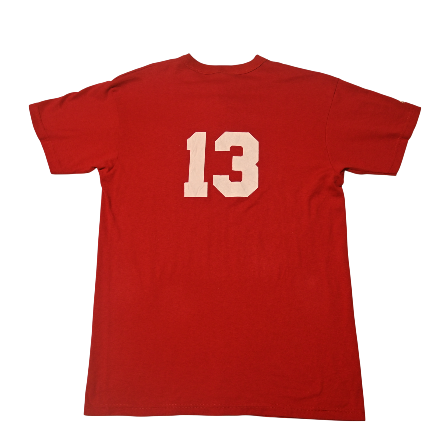 VINTAGE CARDINALS SHIRT WITH BUTTONS RED T-SHIRT (L)