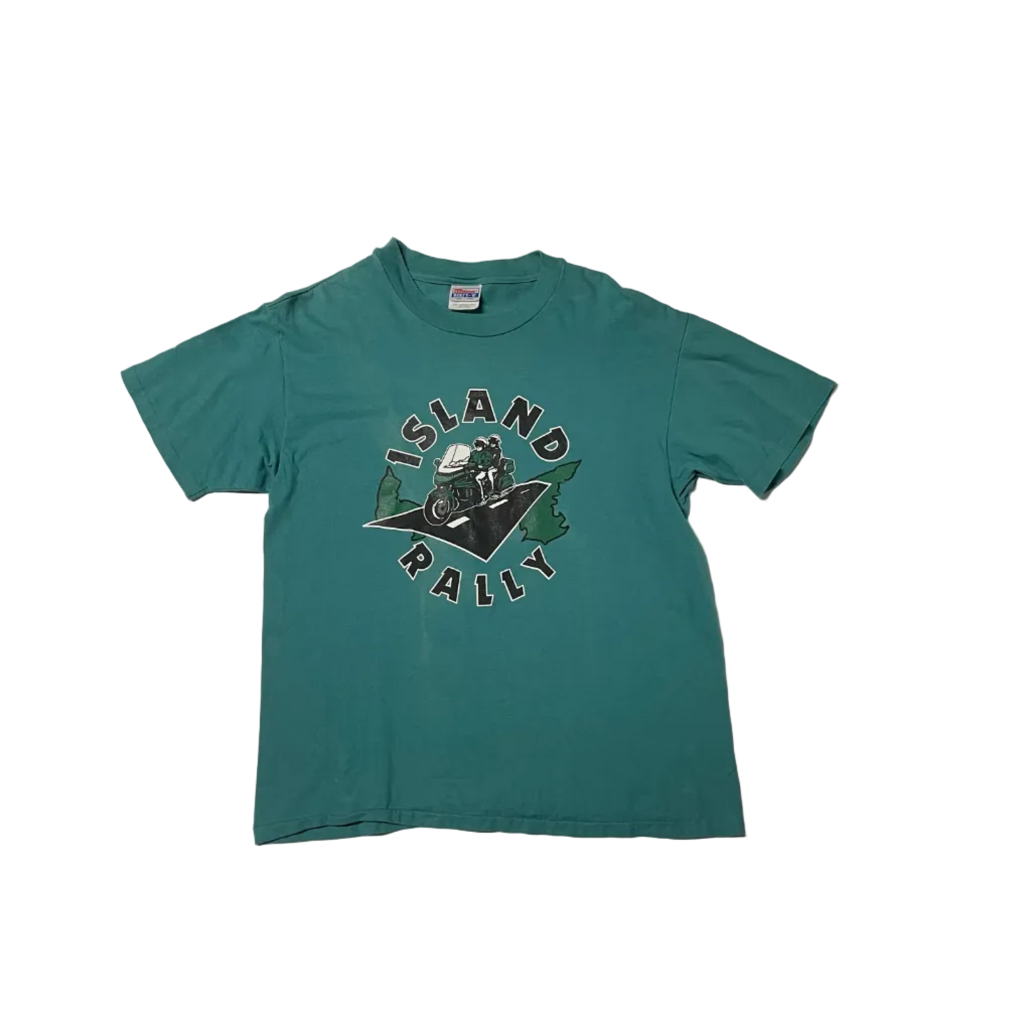 Vintage Island Rally Green T-Shirt (L)