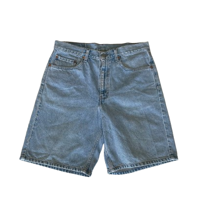Vintage Levi  Denim Shorts Blue Wash (34)