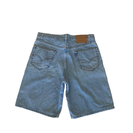 Vintage Levi  Denim Shorts Blue Wash (34)